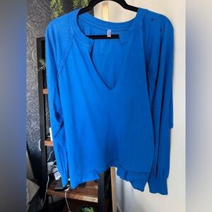 Free People Movement Long Sleeve Workout Top- Size Medium